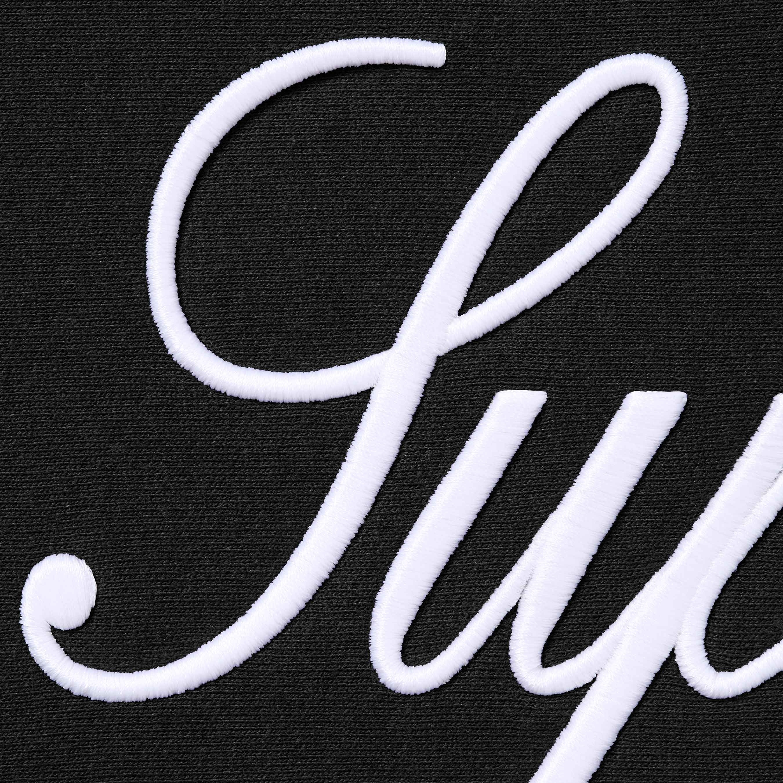 Embroidered Script Hooded Sweatshirt view 4